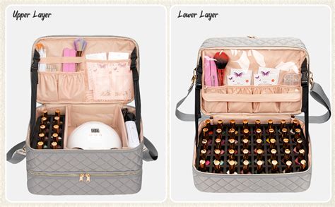 Amazon Ethereal Nail Polish Organizer Case Holds Bottles