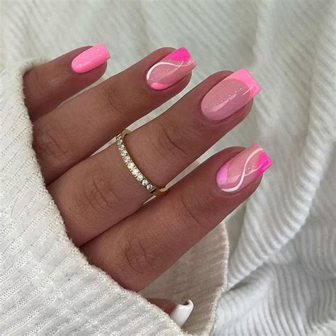 French Manicure Designs Pink