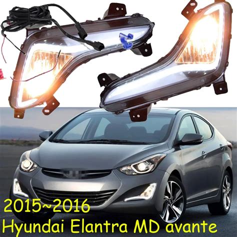 LED 2015 2016 Elantra Daytime Light MD Avante Elantra Fog Light Elantra