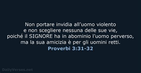 Luglio Versetto Della Bibbia Del Giorno Nr Proverbi