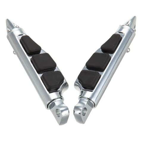 Pair Stiletto Motorcycle Front Footrests Foot Pegs Foot Pegs For