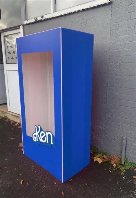 6ft High Life Size Blue Ken Barbie Box Prop Events Signage Etsy UK