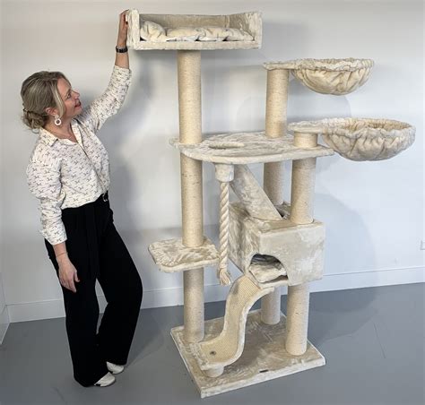 Cat Tree Kilimandjaro De Luxe Plus Cream Rhrquality