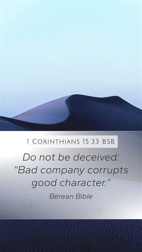 Corinthians Bsb Mobile Phone Wallpaper Do Not Be Deceived