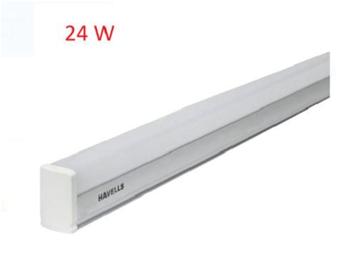 Steel 24 Watt Length 4 Feet Plastic Body Input 240 Voltage Havells Led