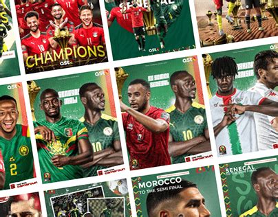 Africa Cup of Nations 2021 - Sports Graphics | Behance