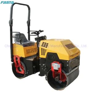 Full Hydraulic Double Steel Wheel Vibratory Road Roller Machine