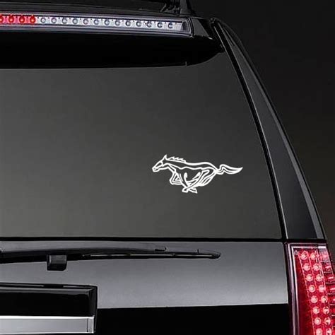 Mustang Horse Running Sticker