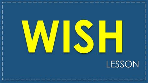 WISH Cómo usarlo correctamente Lección de inglés YouTube