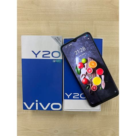 Vivo Y20 4 64GB Nebula Blue USED Shopee Malaysia