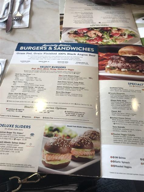 Menu At Silver Diner Restaurant Rockville Rockville Pike