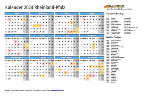 Kalender 2024 Mit Feiertagen Rlp Zum Ausdrucken Kostenlos Jessi Lucille