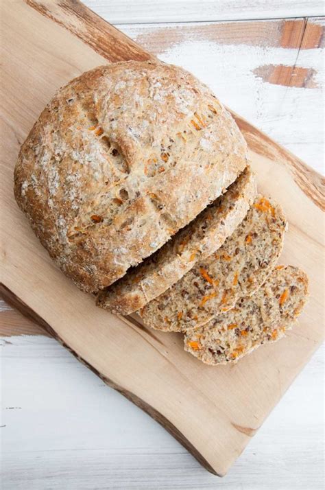 Mixed Flour Carrot Bread Recipe Elephantastic Vegan