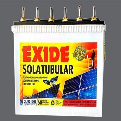 V Exide Lms L Solar Tubular Battery Ah At Rs In Lucknow