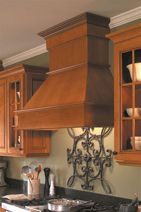 Designer Wood Range Hood Square Homecrest