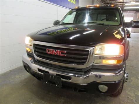 2005 Gmc 3500 Crew Cab 4x4 Slt Duramax Diesel Service Flatbed Work