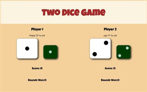 Two Dice Game - release date, videos, screenshots, reviews on RAWG