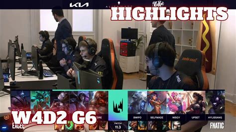 Excel Vs Fnatic Highlights Week 4 Day 2 S11 LEC Spring 2021 XL Vs