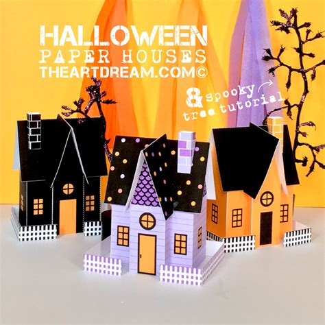 Haunted House Paper Template