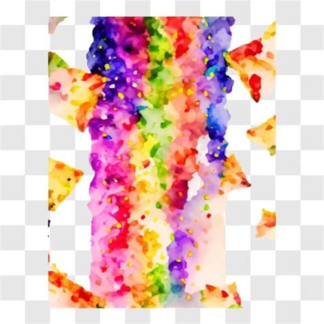 Download Colorful Abstract Pizza Painting Png Online Creative Fabrica