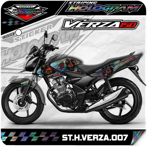 Verza Sticker Striping Verza Stiker Motor Keren Setiker Honda VERZA