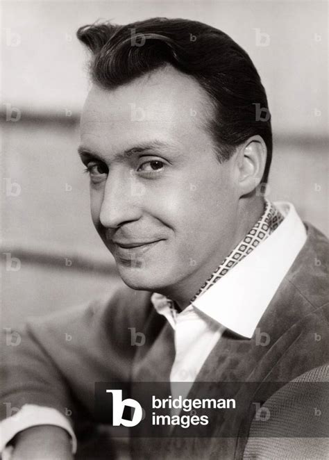 Image of Austrian actor, singer and entertainer Peter Alexander, Germany 1957 (b/w