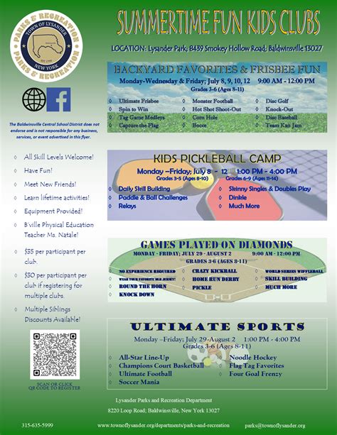 Kids Pickleball | Town of Lysander New York