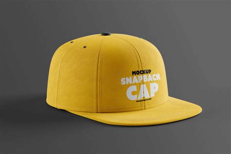 Free Snapback Cap Hat Mockup | Mockuptree