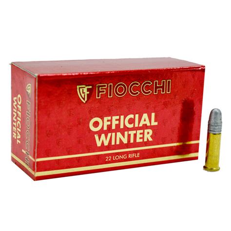 FIOCCHI Cal 22LR OFFICIAL WINTER LRN 40g 325 M S 302502