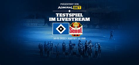 Hsv Vs Fc Seoul Live Und Kostenlos Bei Hsvtv Hsvde