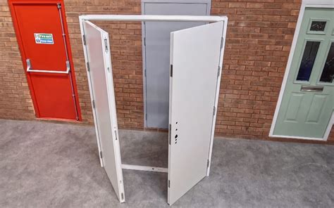 Double Steel Door Knockdown Frames Latham S Steel Doors