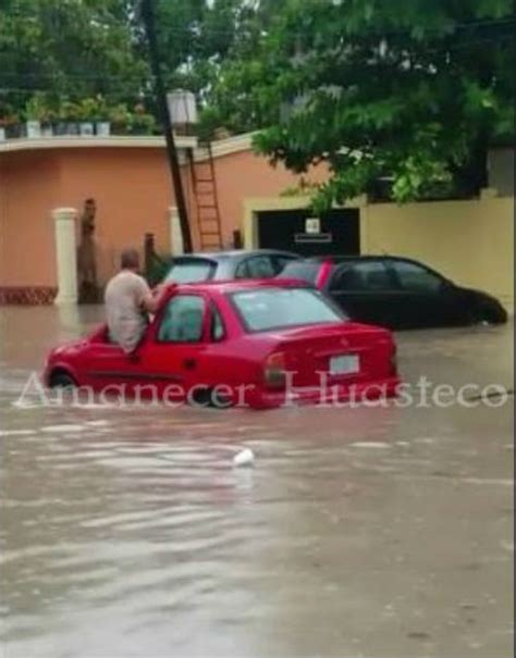 LLUVIAS TORRENCIALES EN TAMUIN INUNDAN 30 VIVIENDAS Y CAUSAN DAÑOS A 15