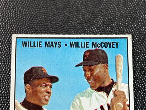 Willie Mays Willie Mccovey Topps Fence Busters Hof Giants Ebay