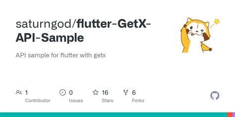 GitHub Saturngod Flutter GetX API Sample API Sample For Flutter With