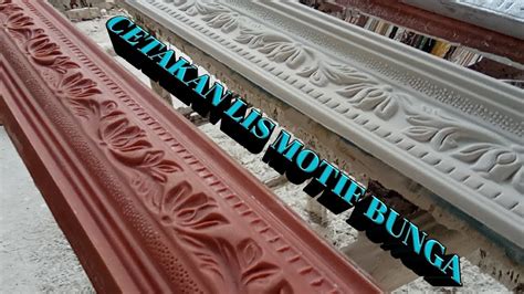 Fiberglass Mould Making Of Gypsum Plaster Cornice Flower Motive Youtube