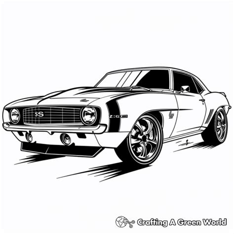 Camaro Coloring Pages Free And Printable