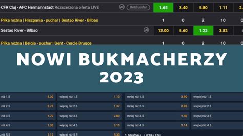 Ranking bukmacherów 2023 Najlepsi bukmacherzy