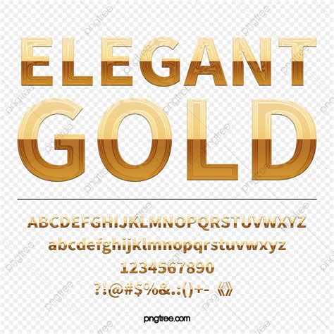 Gold Letters Vector At Collection Of Gold Letters