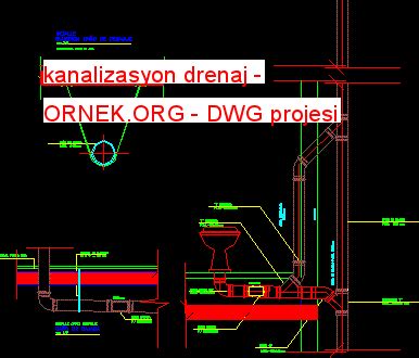 Kanalizasyon Drenaj Dwg Projesi Autocad Projeler