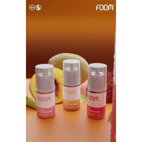 Jual Liquid Foom Iced Tea Series Saltnic Ml Mg Authentic Liquid