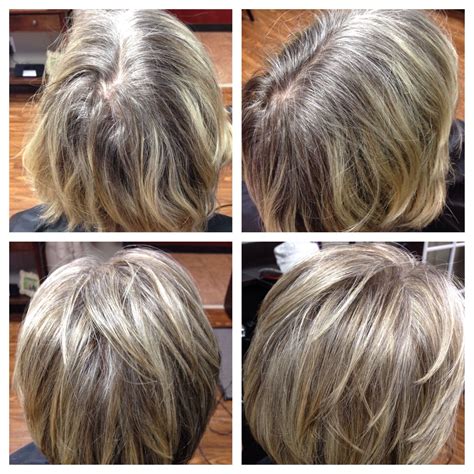 Diy Blending Gray Hair With Highlights Lyda Neil