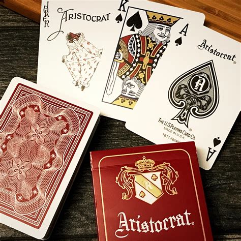 Aristocrat Playing Cards Printable Cards