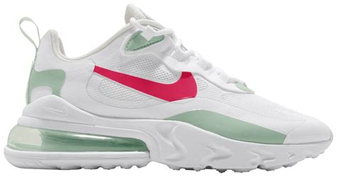 Tênis Nike Air Max 270 React White Pistachio Crimson Pardal Sneakers