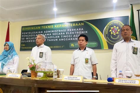 Bimbingan Teknis Kepaniteraan Pengadilan Agama Se Wilayah Hukum