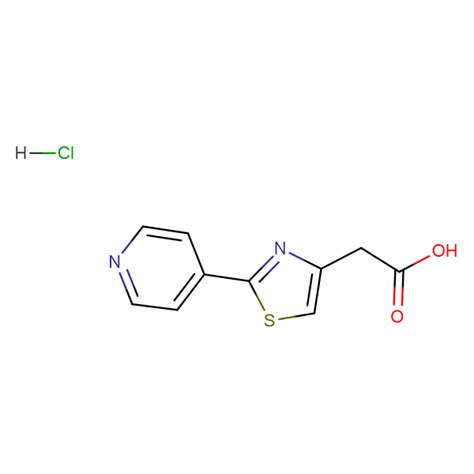 2 Pyridin 4 Yl Thiazol 4 Yl Acetic Acid Hydrochloride 10 478237