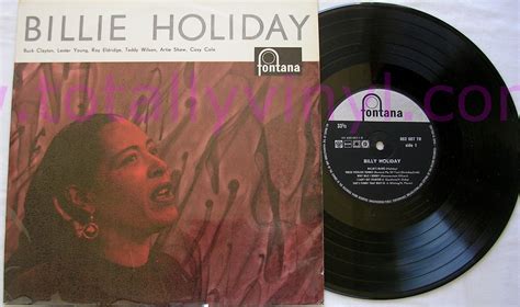 Totally Vinyl Records Holiday Billie Billie Holiday 10 Inch Lp Vinyl