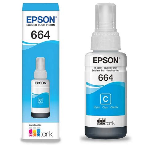 Garrafa De Tinta Epson T Ciano Shopee Brasil