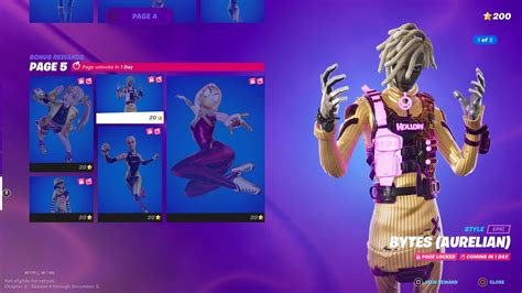 The NEW Aurelian Style For Bytes Fortnite Season 4 YouTube