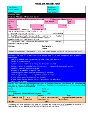 write  request  template pdffiller