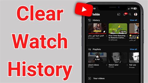 How To Clear Watch History On YouTube YouTube